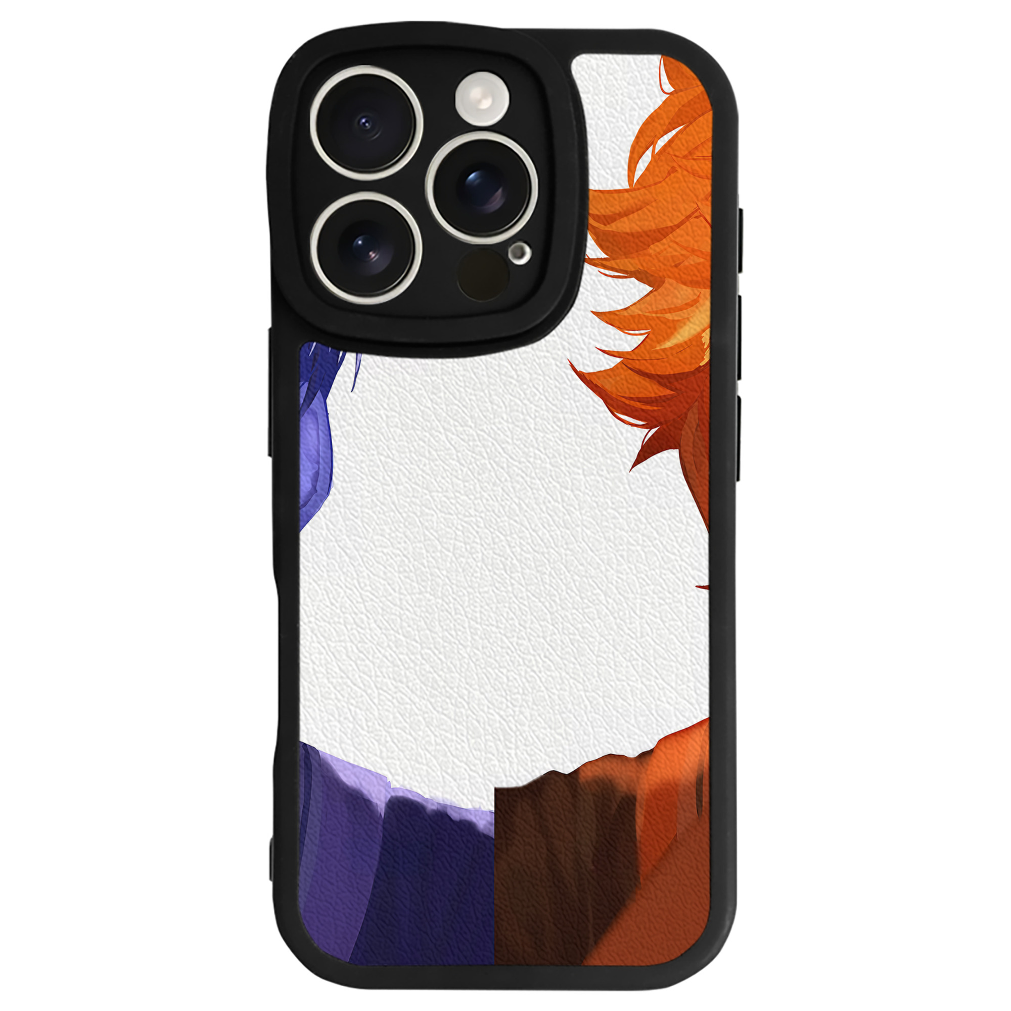 （画像用） ハイキュー!! Haikyu!! 【iPhone 16シリーズ対応】シリコンスマホケース（レザー調） 材質：シリコン